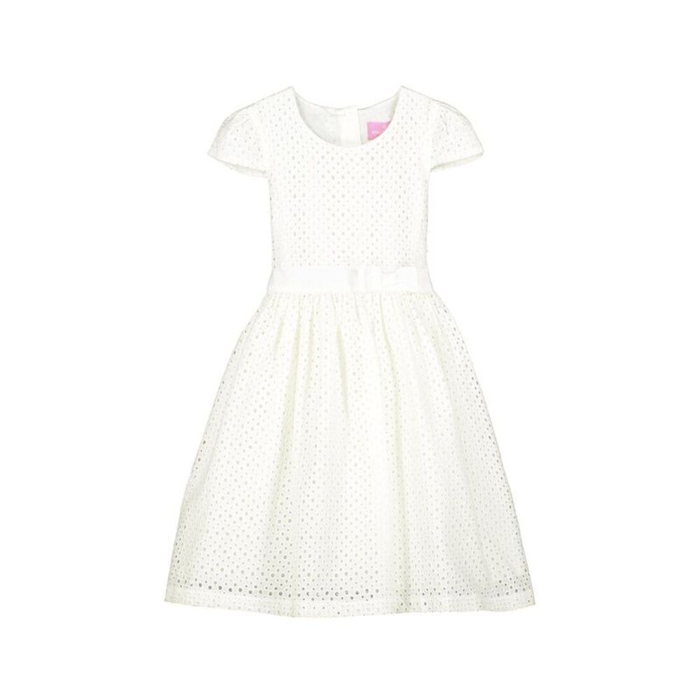 Holly Hastie Girls  Sienna Embroidered Dress, White